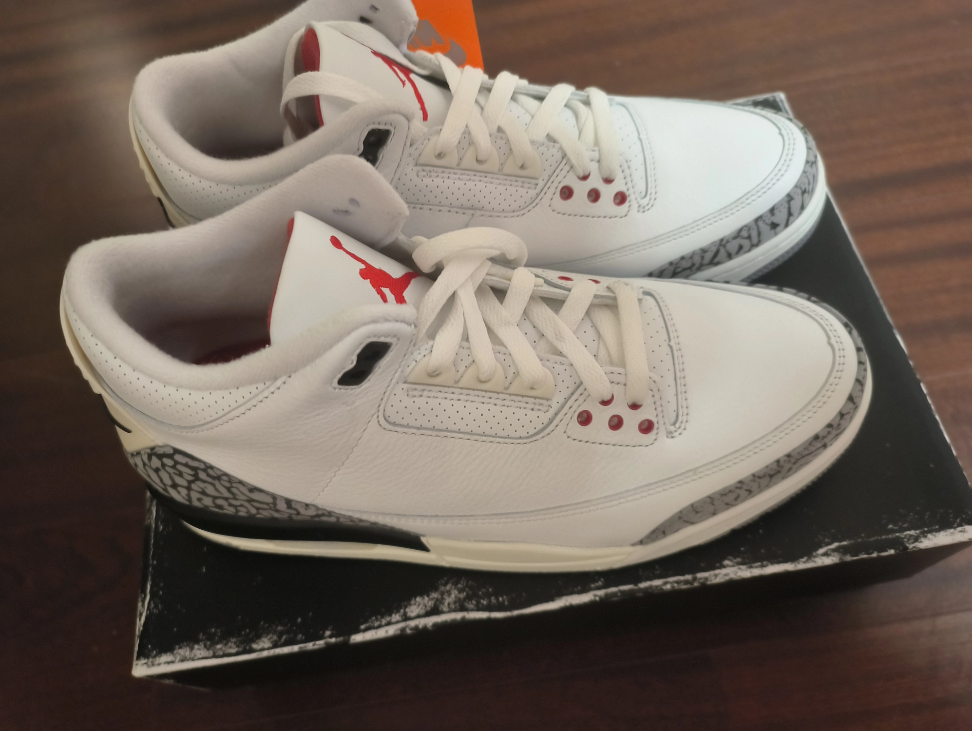 custom review-Jordan 3 Retro White Cement Reimagined