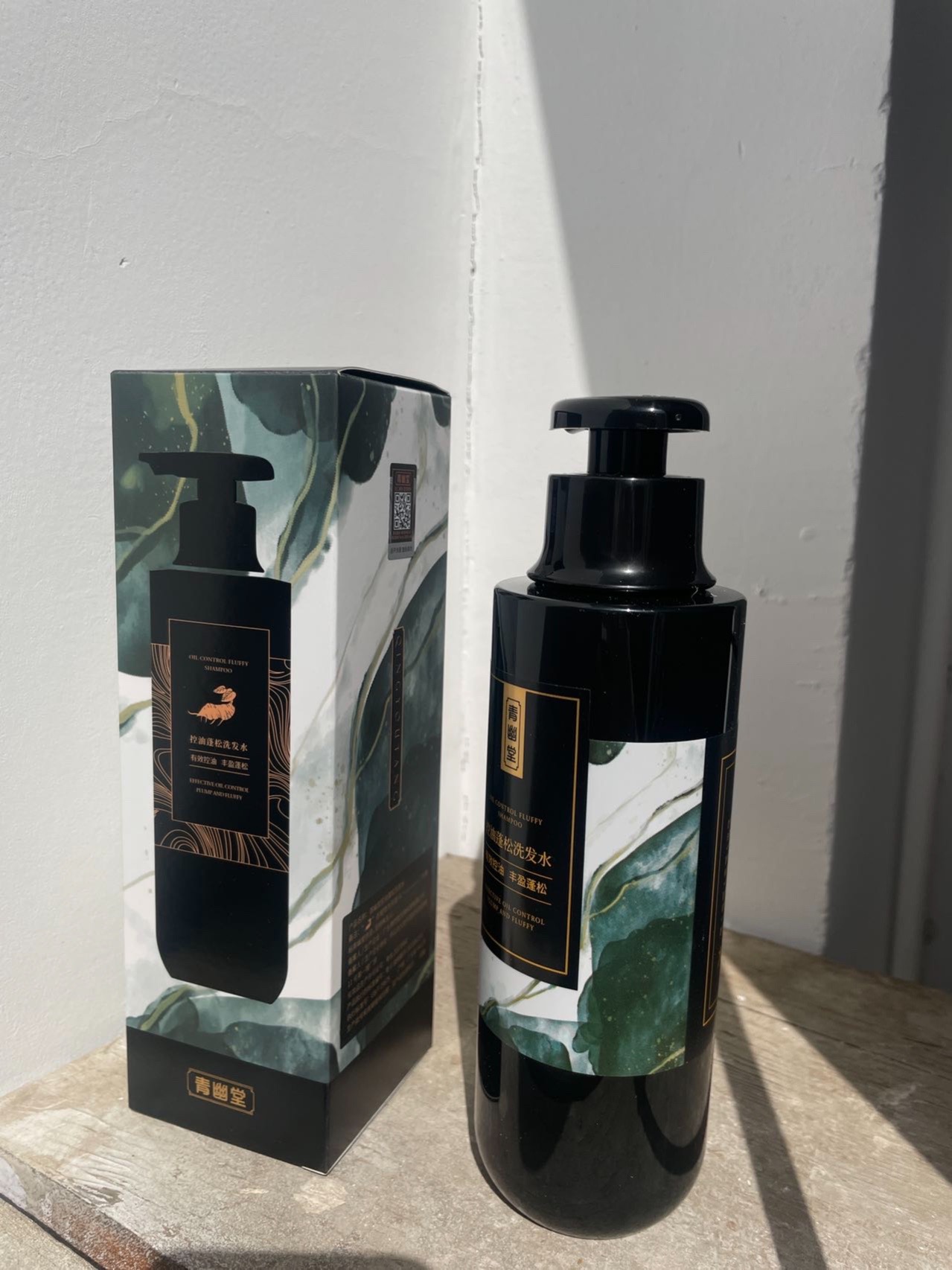 控油蓬松一整个爱住 这个青幽堂的控油洗发水的效果真的不错