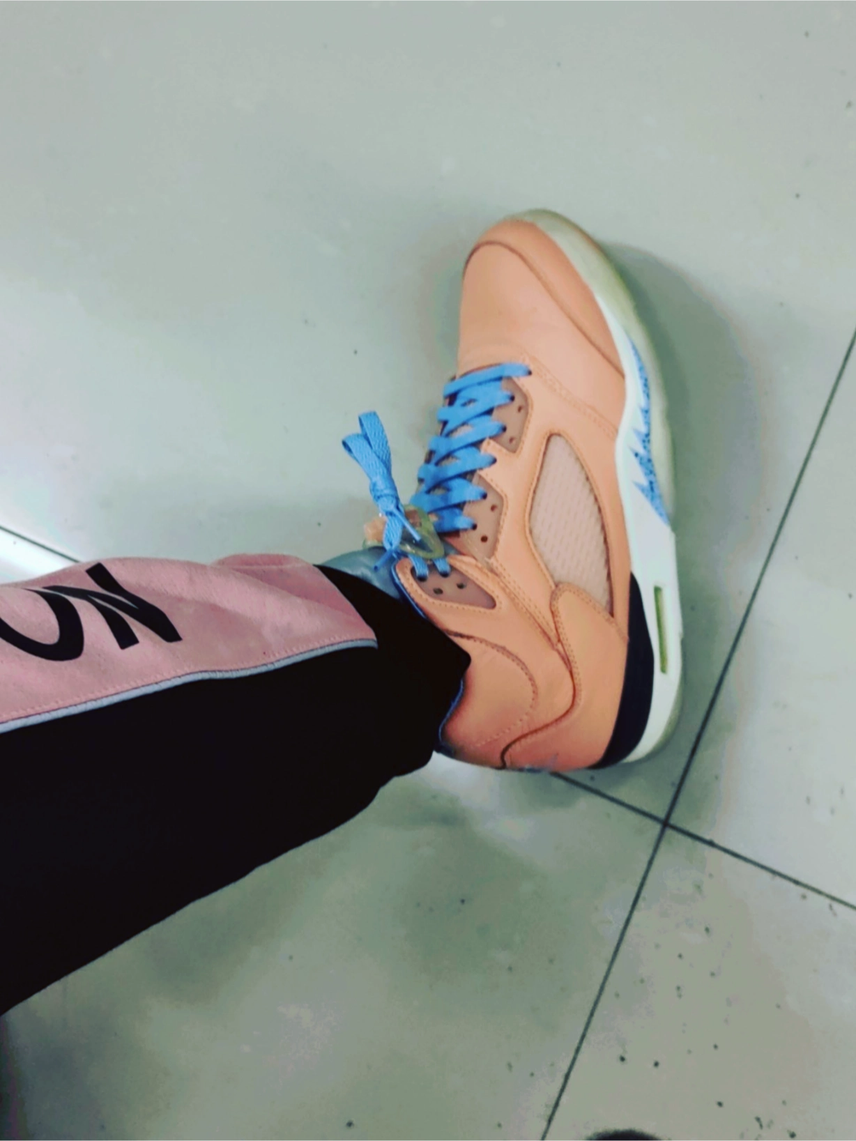 custom review-JORDAN 5 Retro Dj Khaled We The Best Crimson Bliss