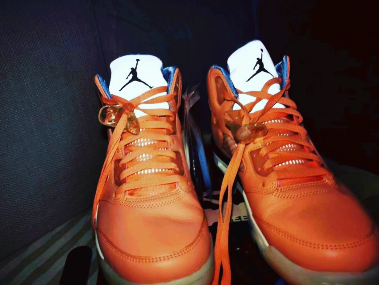 custom review-JORDAN 5 Retro Dj Khaled We The Best Crimson Bliss