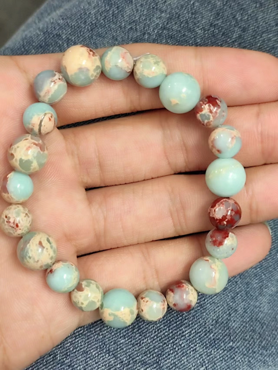 超级美的寿山石手链92