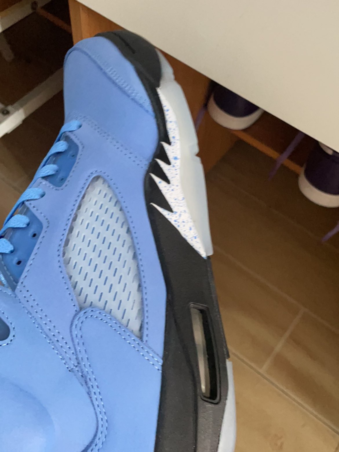 custom review-Air Jordan 5 Retro 'UNC University Blue'