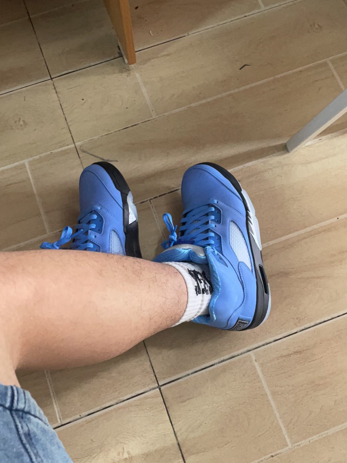 custom review-Air Jordan 5 Retro 'UNC University Blue'