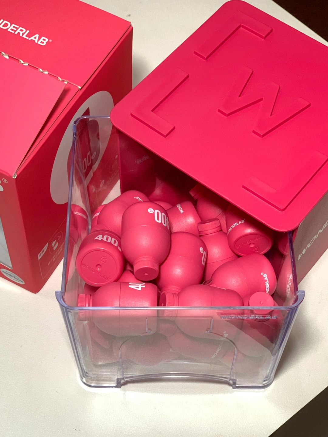 分享一下wonderlab小粉瓶蔓越莓益生菌