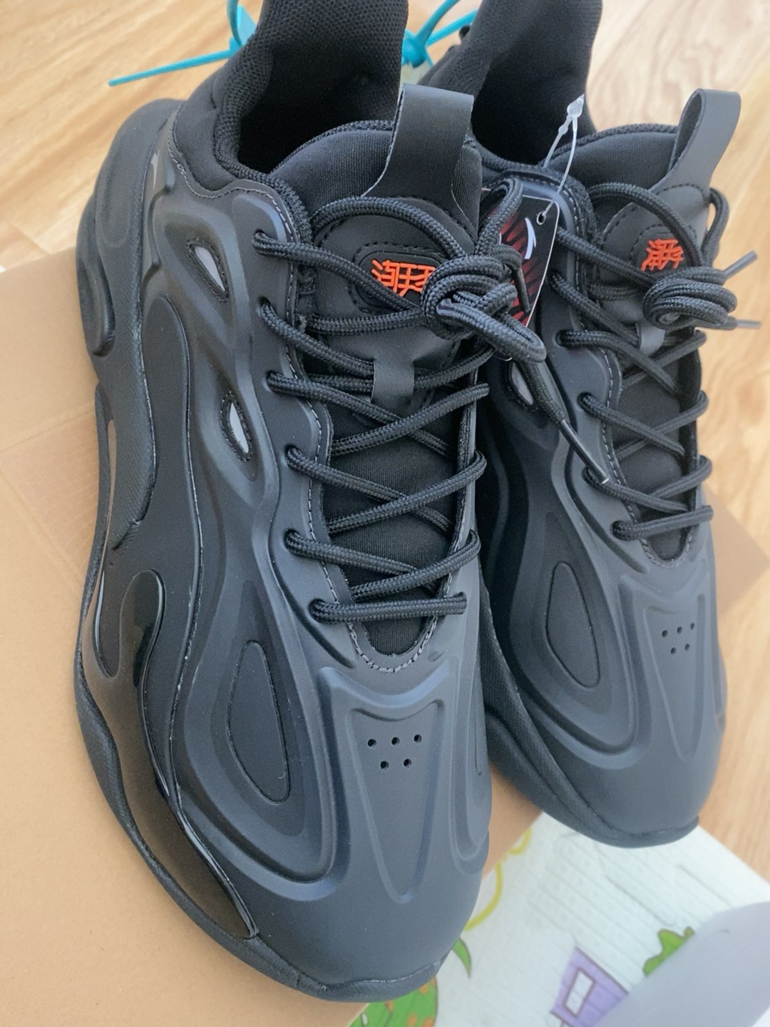 custom review-Anta Chao Worship 2.0 Cushioning Anti Slip And Wear Resistant Low Top Sports Casual Shoes Men's Black Gray