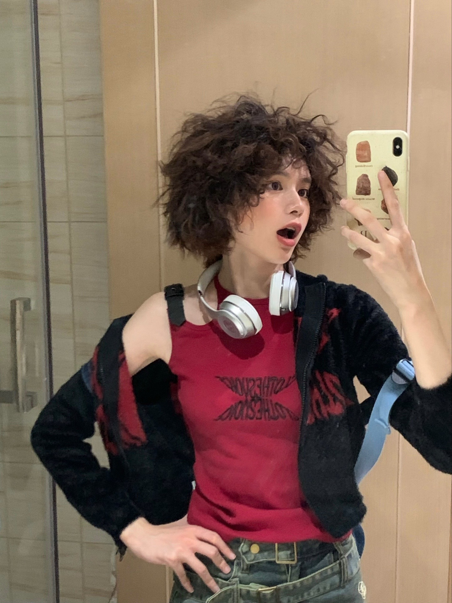 美式爆炸头,不必在意他人眼光