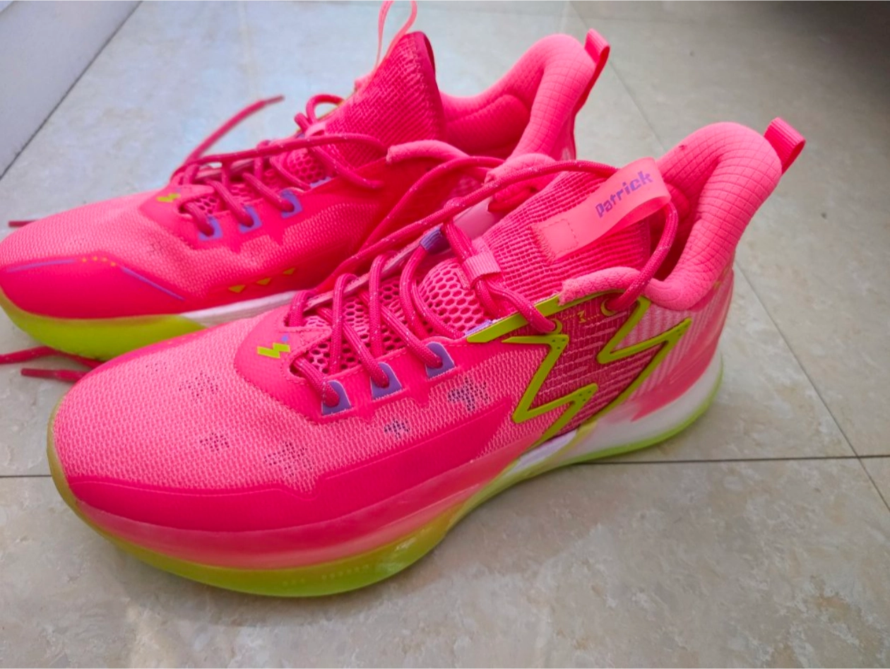 custom review-361° BIG3 4.0 Pro Cushioning, Slip Resistant, Abrasion Resistant, Rebound Low top Basketball Shoes Men's Pink