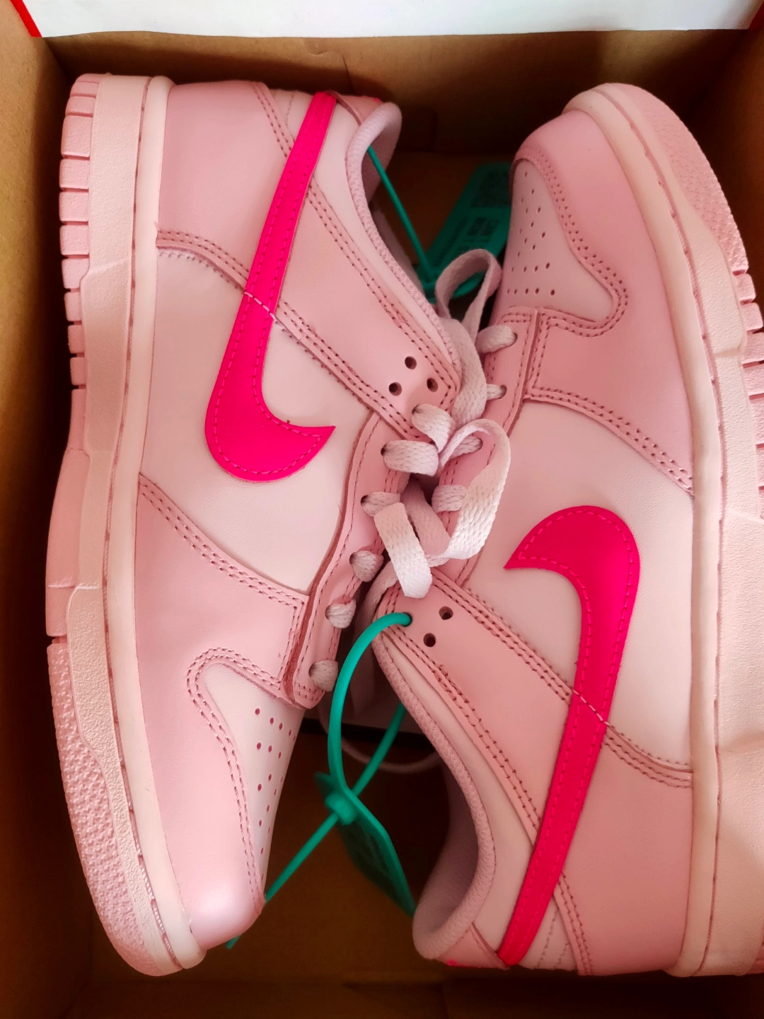 custom review-Nike Dunk Low 'Triple Pink' GS