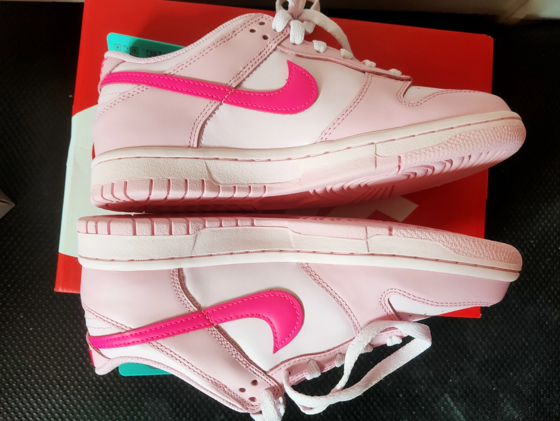 custom review-Nike Dunk Low 'Triple Pink' GS