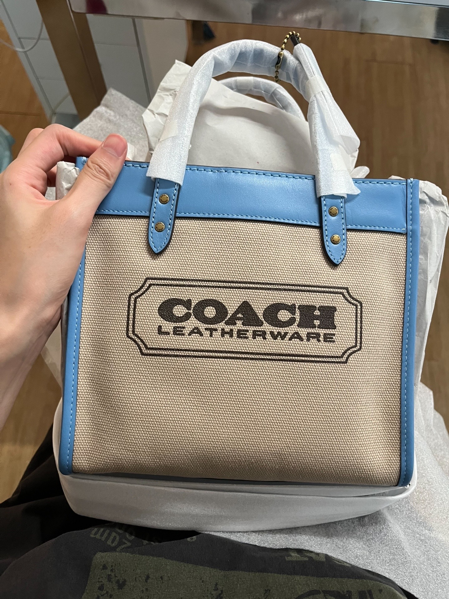 coach帆布包