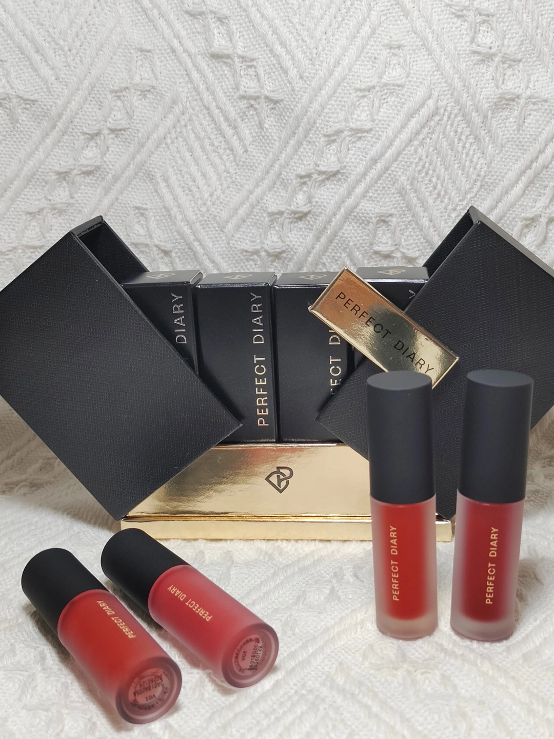 完美日记天鹅绒mini口红礼盒