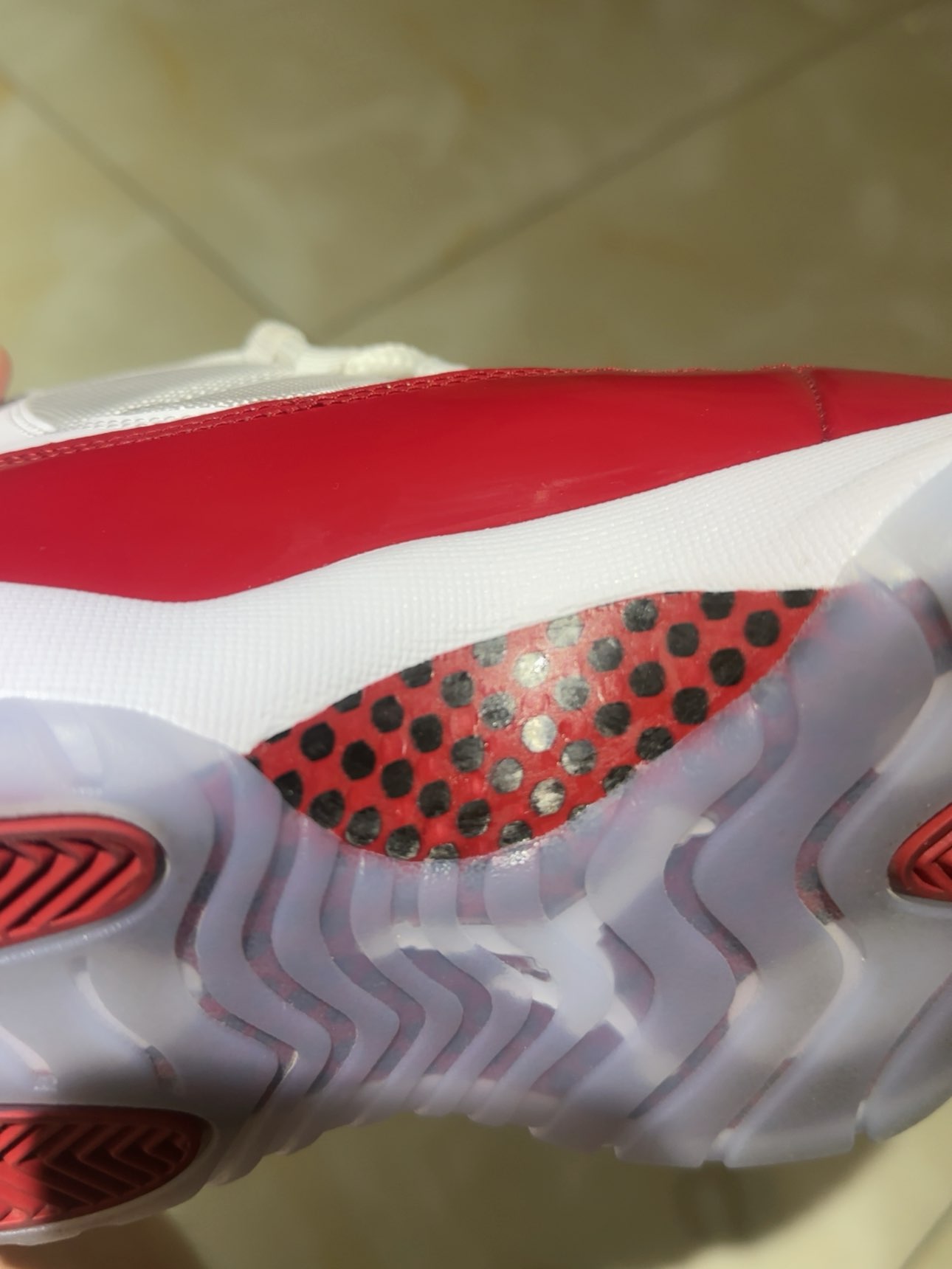 custom review-Jordan 11 Retro Cherry 2022 Men's