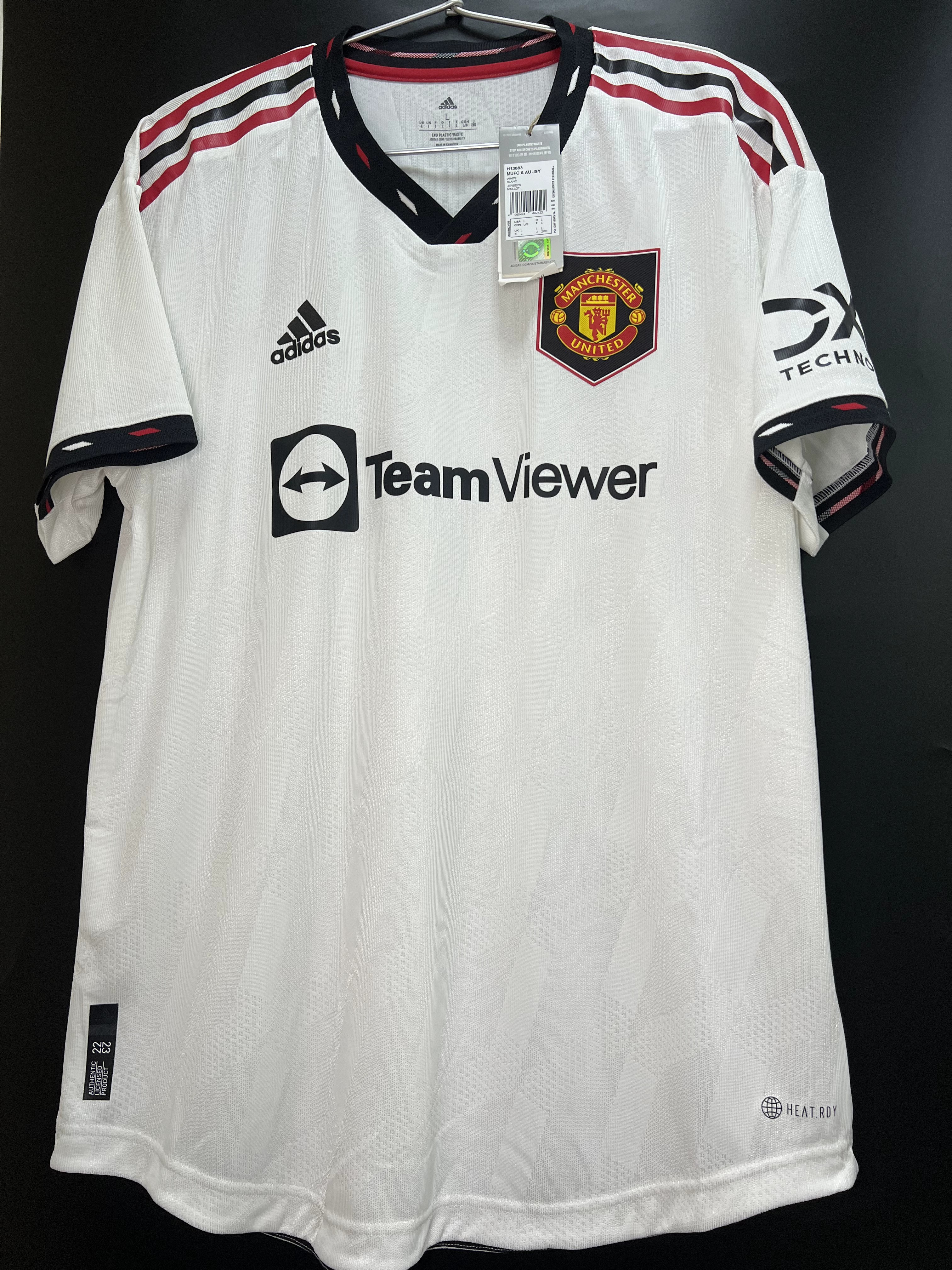 曼联 22/23赛季  客场  白色  球员版球衣