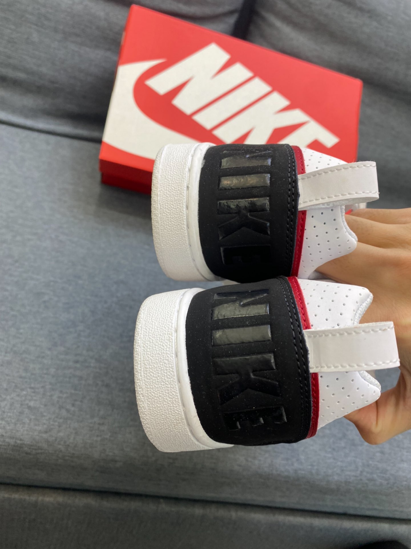 nike  耐克court borough低帮男运动鞋冬季板鞋复古缓震 nike court