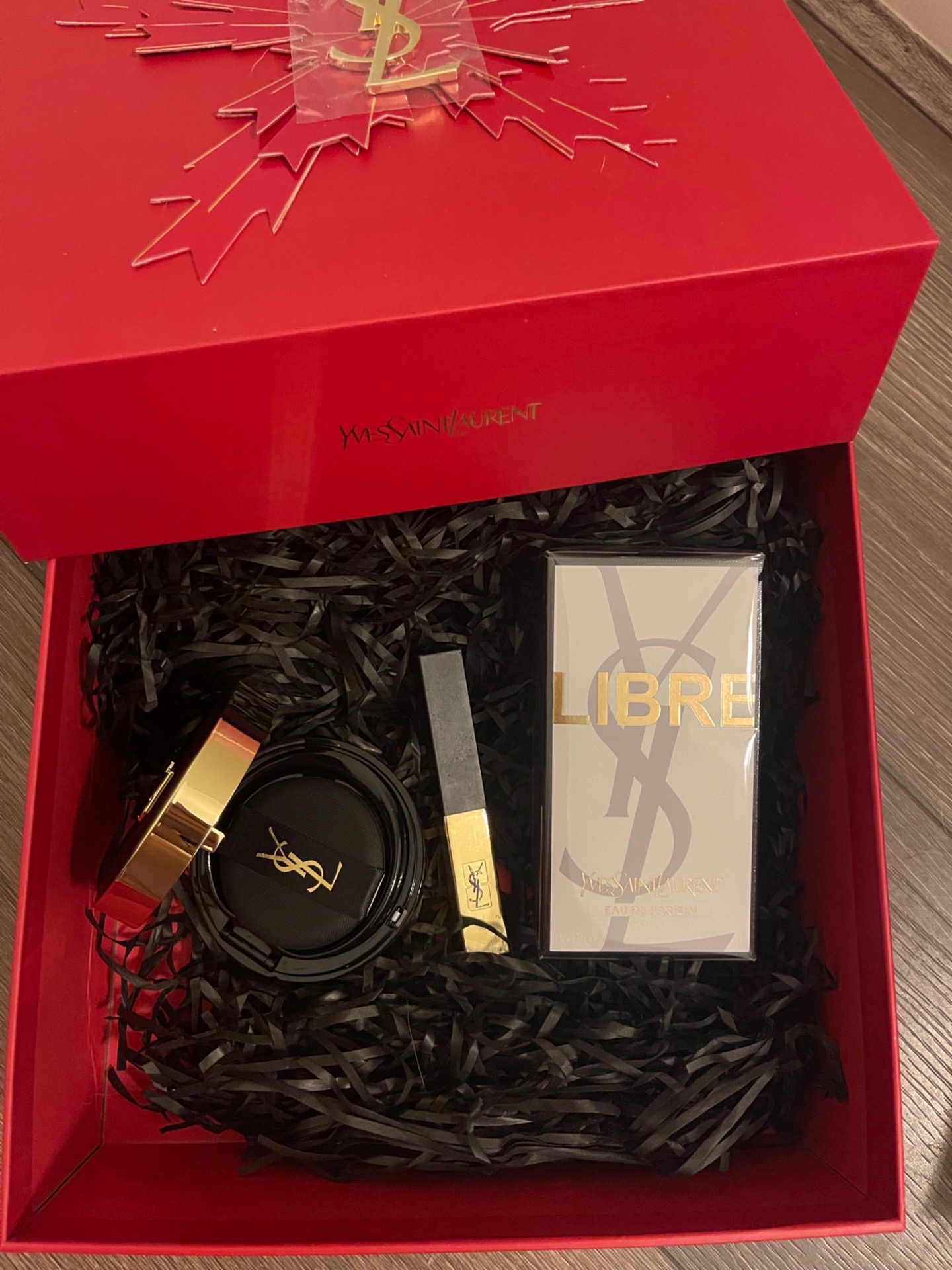 圣罗兰香水气垫口红套装