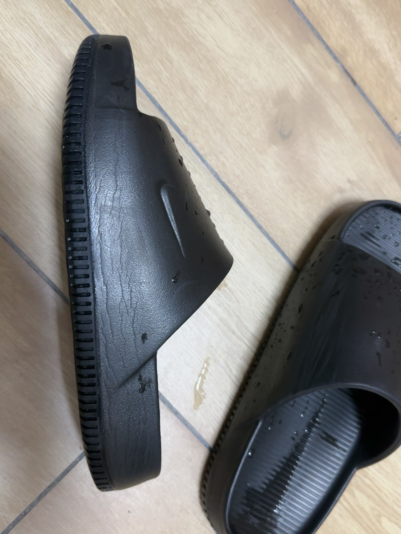 custom review-Nike Calm Slide Black