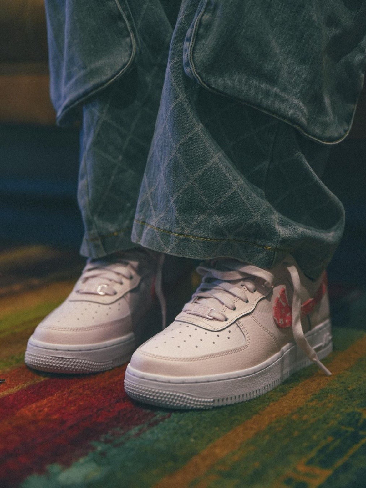 Nike Air Force 1 Low '07 Paisley Pack Pink Women's US W 11.5