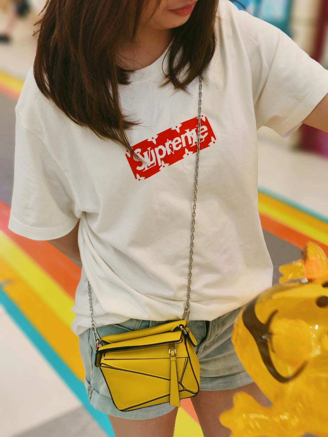 王炸联名lv supreme短袖,出街吸睛又别致