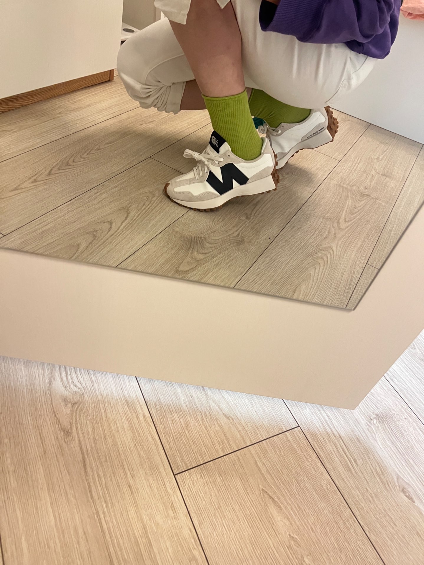 custom review-New Balance 327 Moonbeam Outerspace Women's