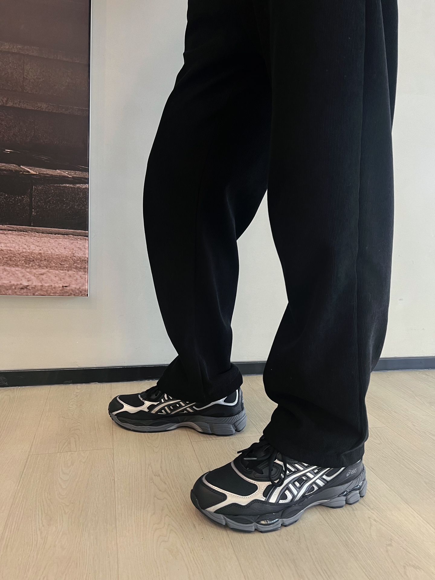 Asics Gel-NYC Black Graphite Grey - POIZON