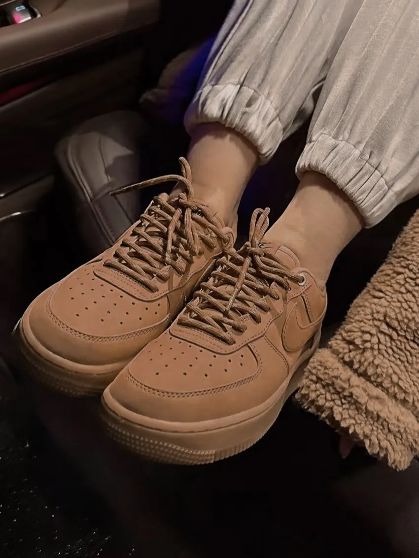 スニーカー Nike Air Force 1 Low \"Flax/Wheat\" Nike Air Force 1 Flax Wheat Women's - POIZON