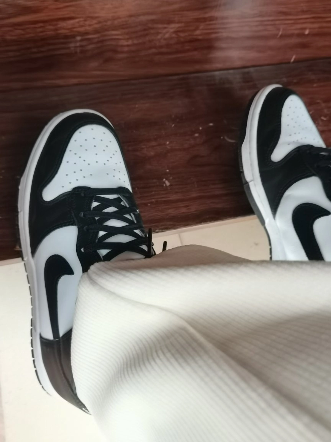 custom review-Nike Dunk High Топ Скейтборд Кроссовки Женские Черный Белый