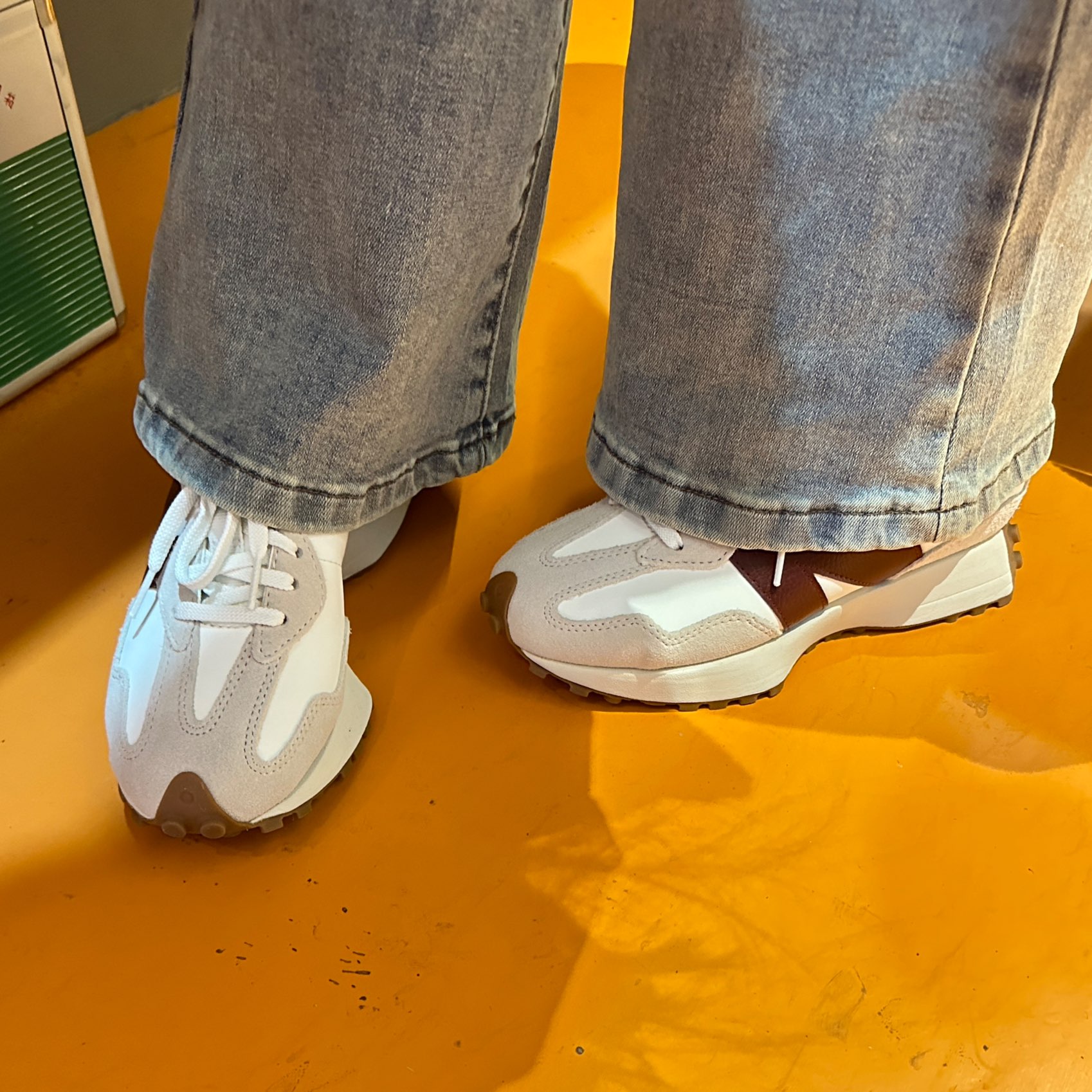 custom review-New Balance 327 'White Dark Red' Women's