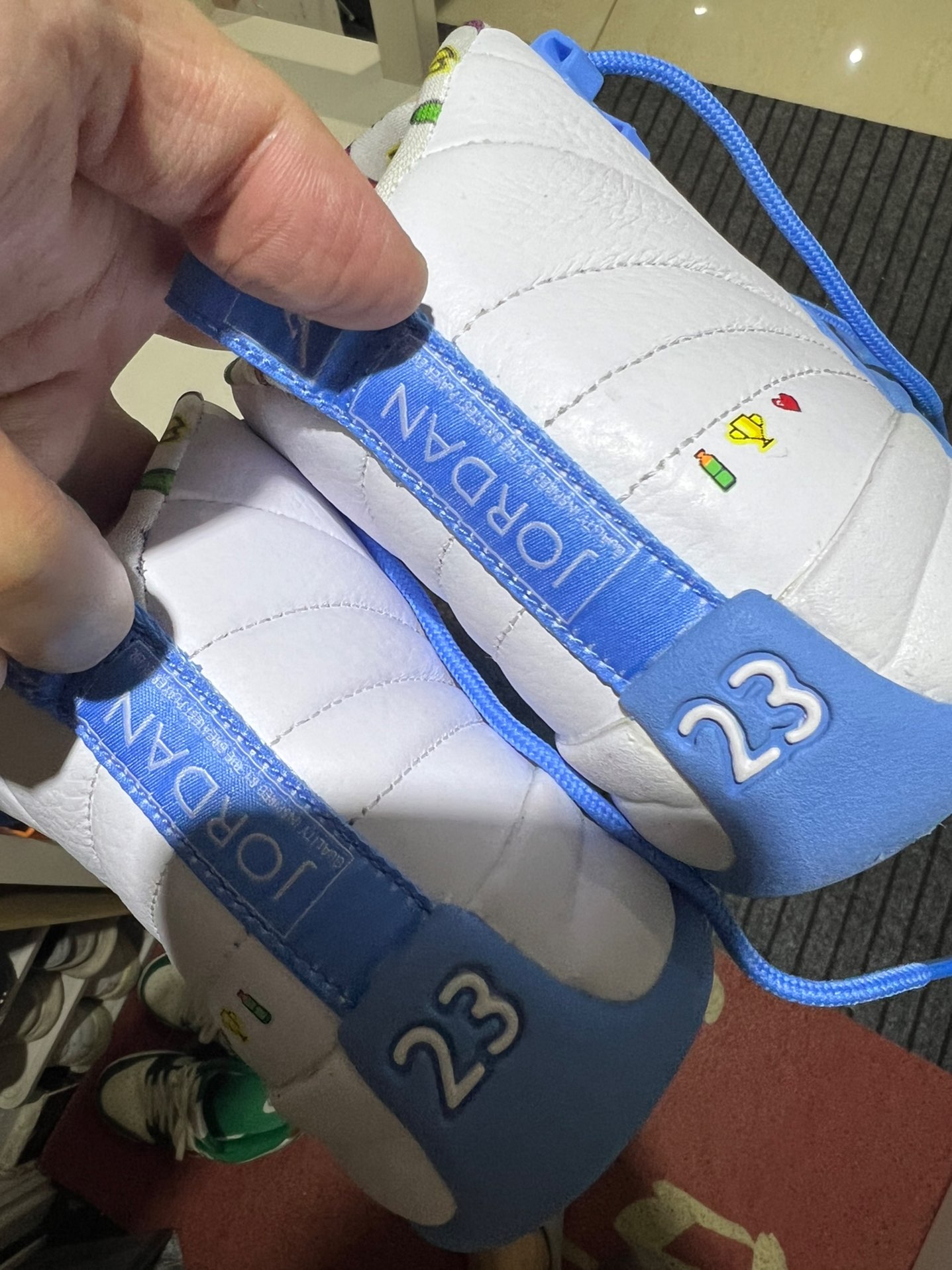 custom review-Jordan 12 Retro Emoji GS