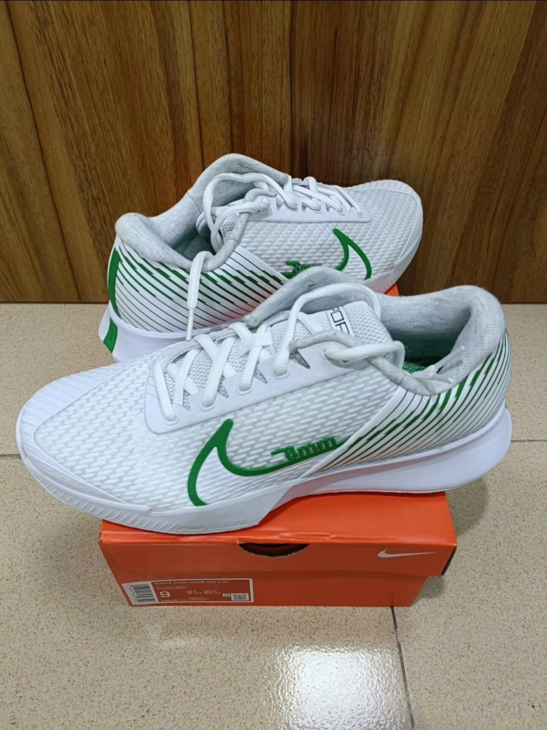 费德勒vapor pro 2代情侣款专业气垫nike耐克网球鞋 23年温网球星同