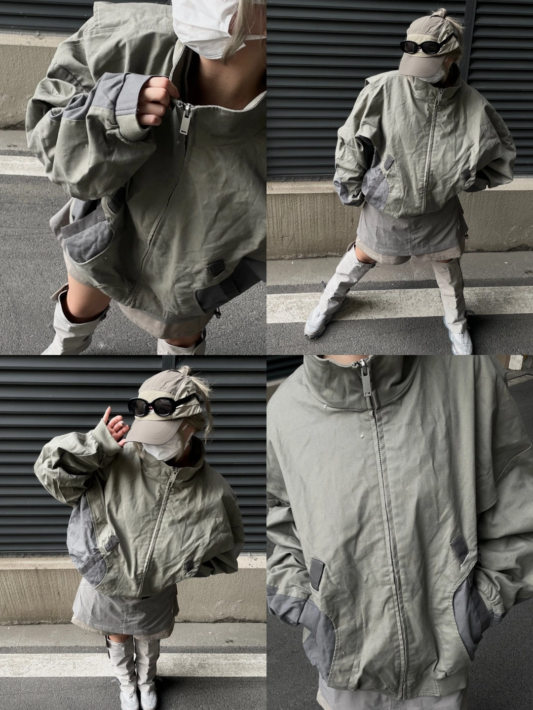 美式高街解构夹克 ⛸ 女生这么穿又帅又辣!