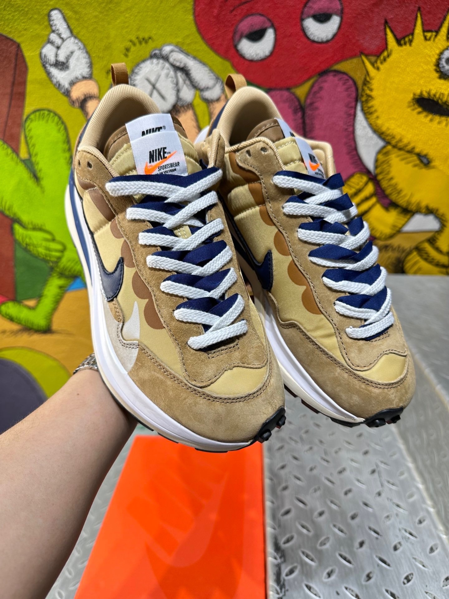 nike vaporwaffle x sacai 联名款 华夫3