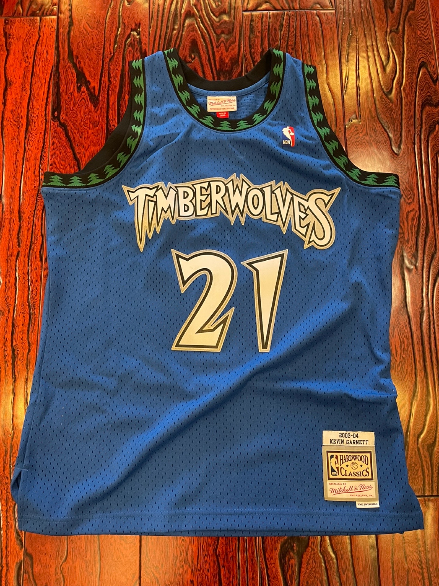 m&n 复古球衣 加内特