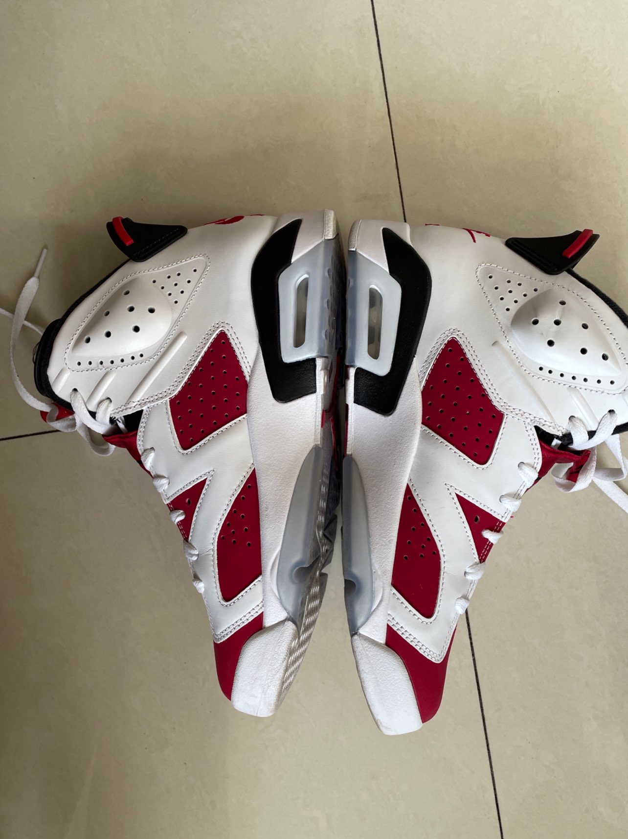 custom review-Air Jordan 6 Retro Og 'Carmine' 2021
