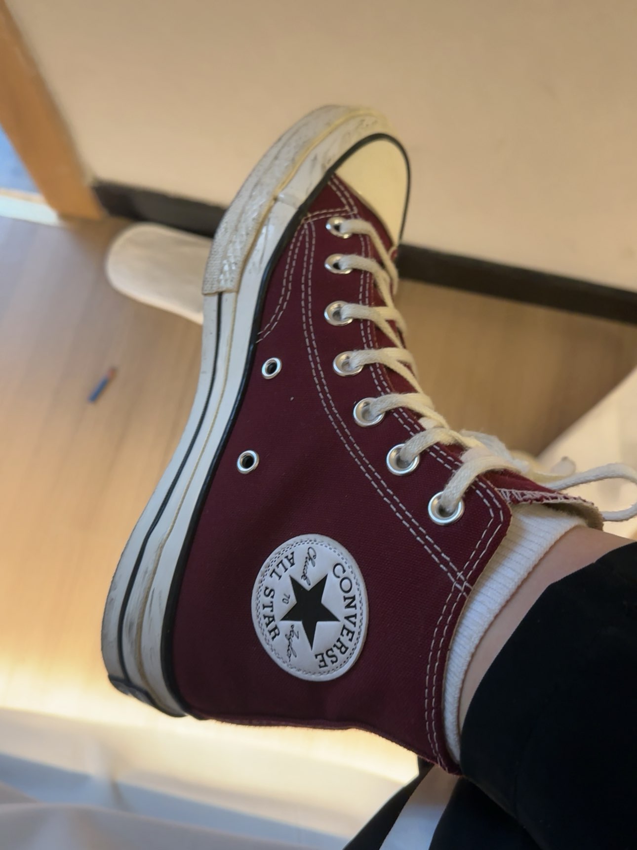 custom review-Converse Chuck Taylor All Star 70 Hi Dark Beetroot
