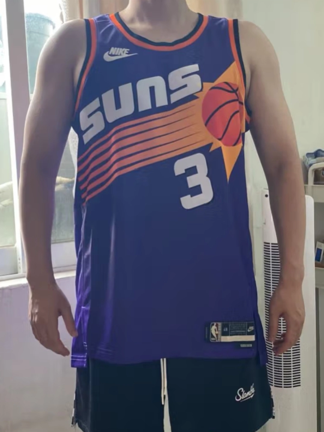 终于拥有了 cp3 太阳队的球衣