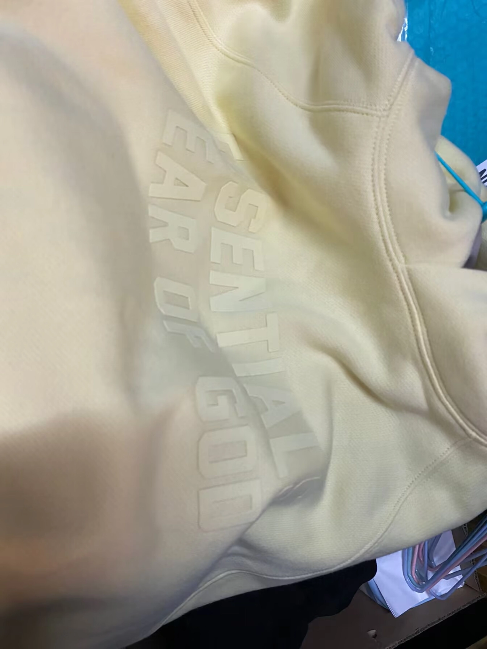 custom review-Fear Of God Essentials Hoodie