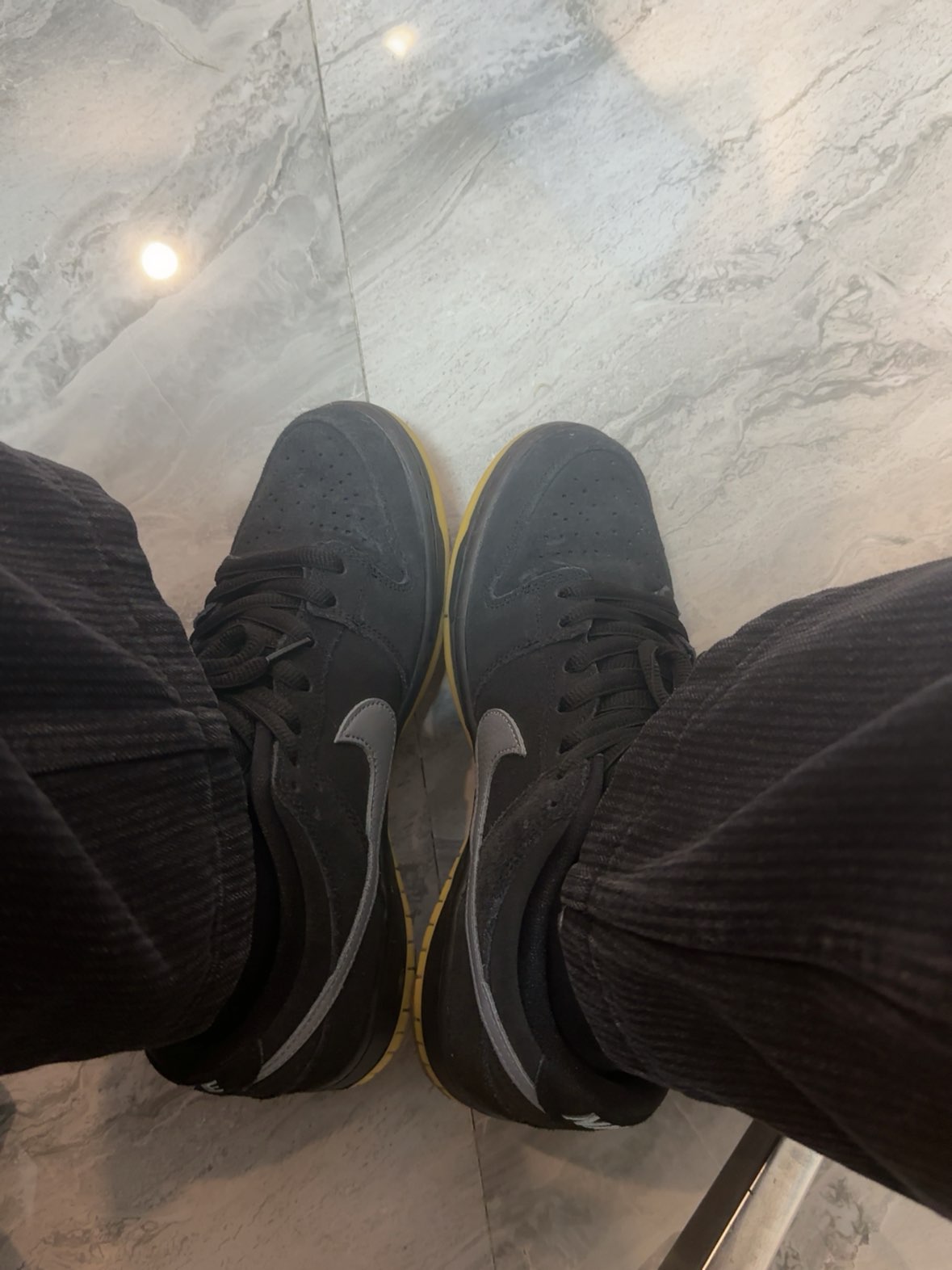 custom review-Nike Dunk SB Pro 'Fog' Low Топ Скейтборд Кроссовки Унисекс Черный