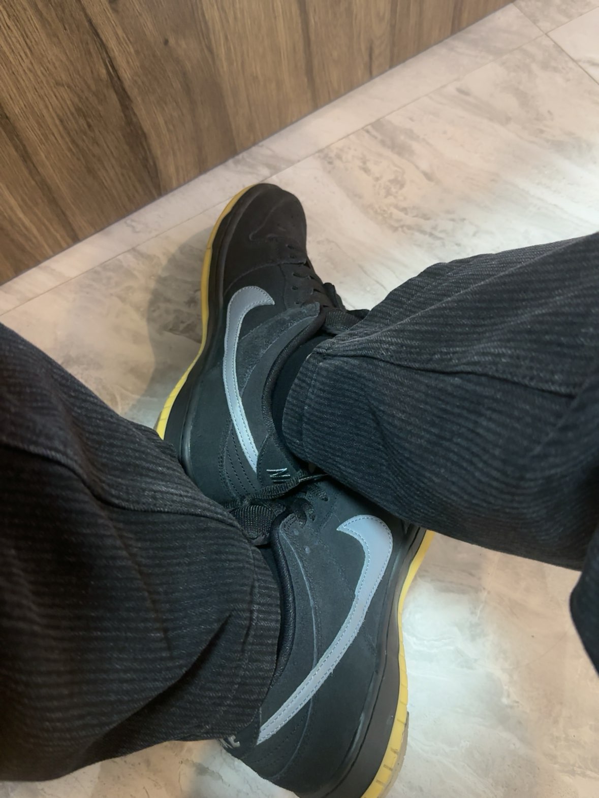 custom review-Nike Dunk SB Pro 'Fog' Low Топ Скейтборд Кроссовки Унисекс Черный