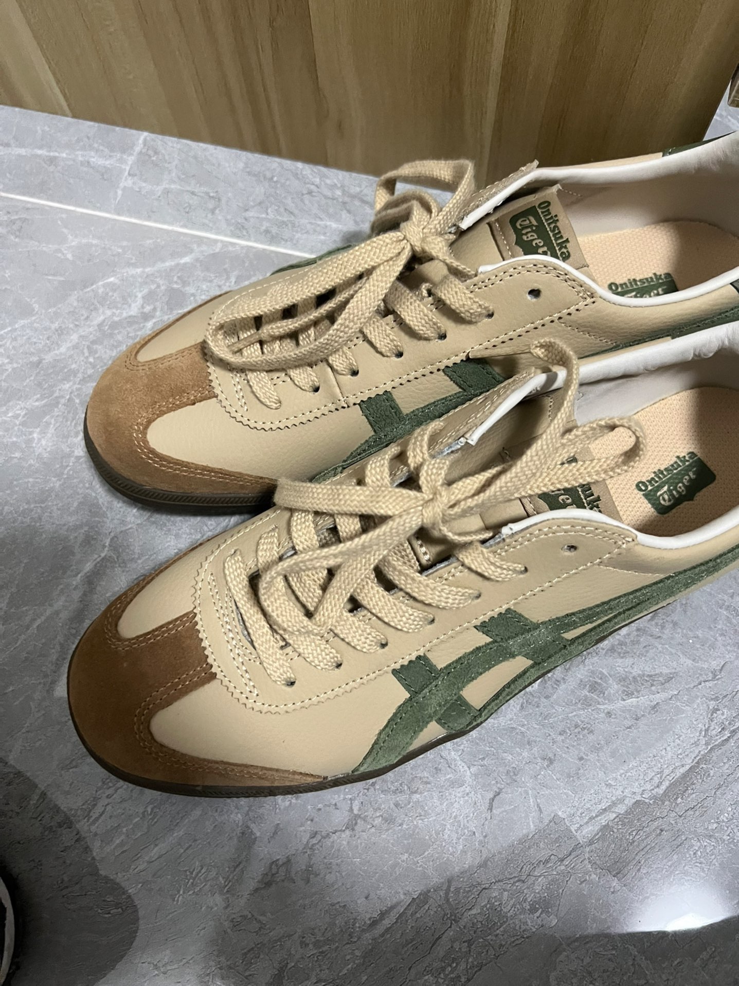 custom review-Asics Onitsuka Tiger Tokuten Beige Green