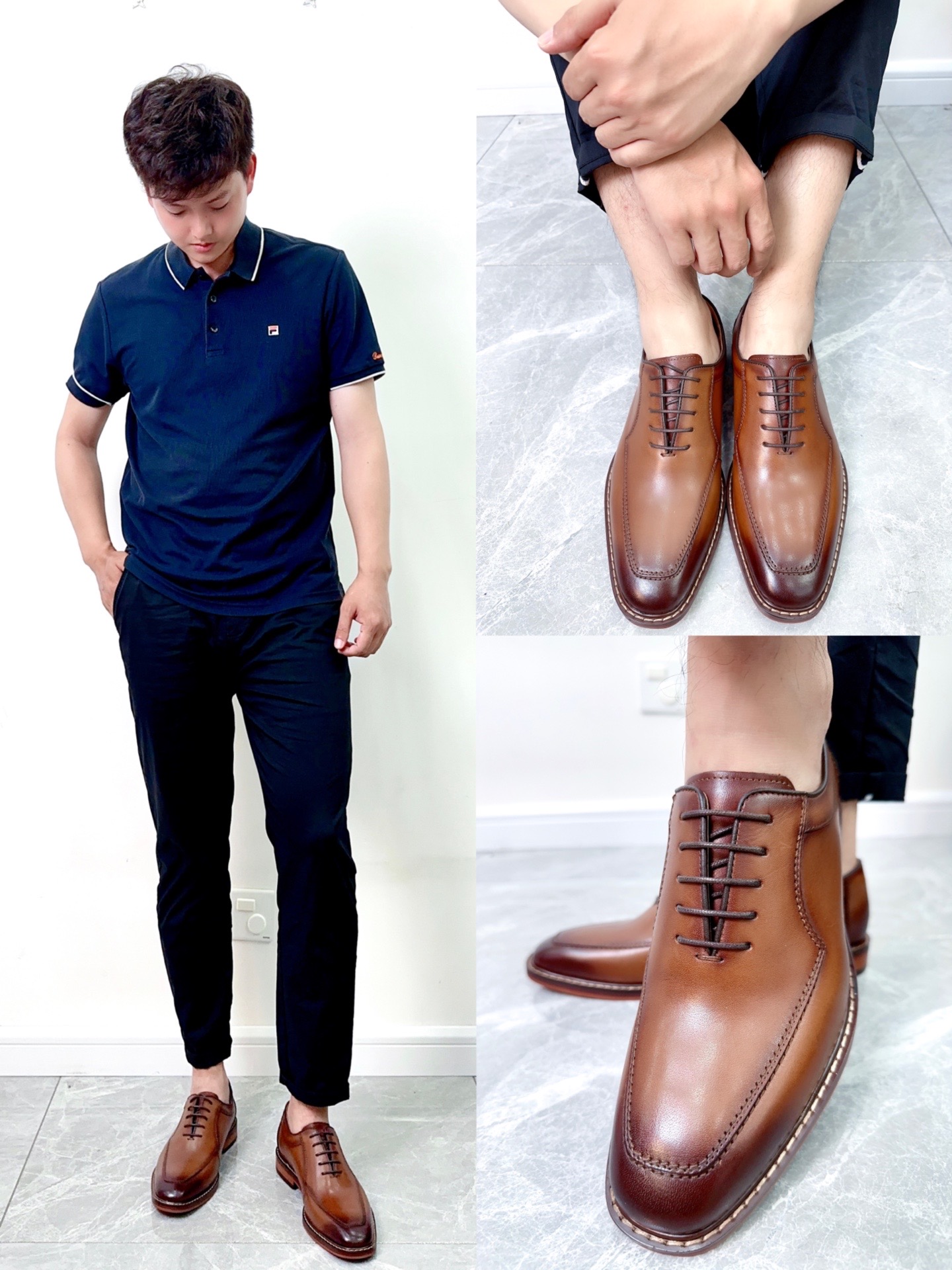ootd  | 我的深棕色手擦皮鞋穿搭