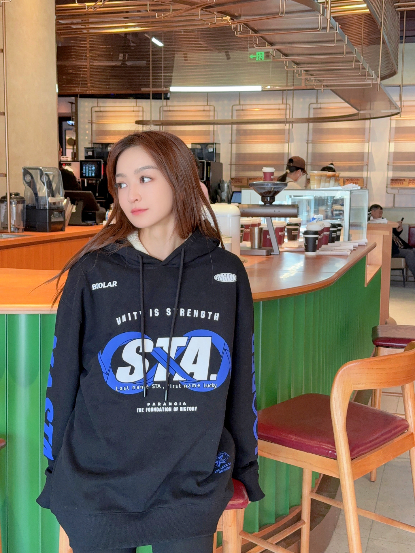 街溜子穿搭 nike77卫衣经典不过时