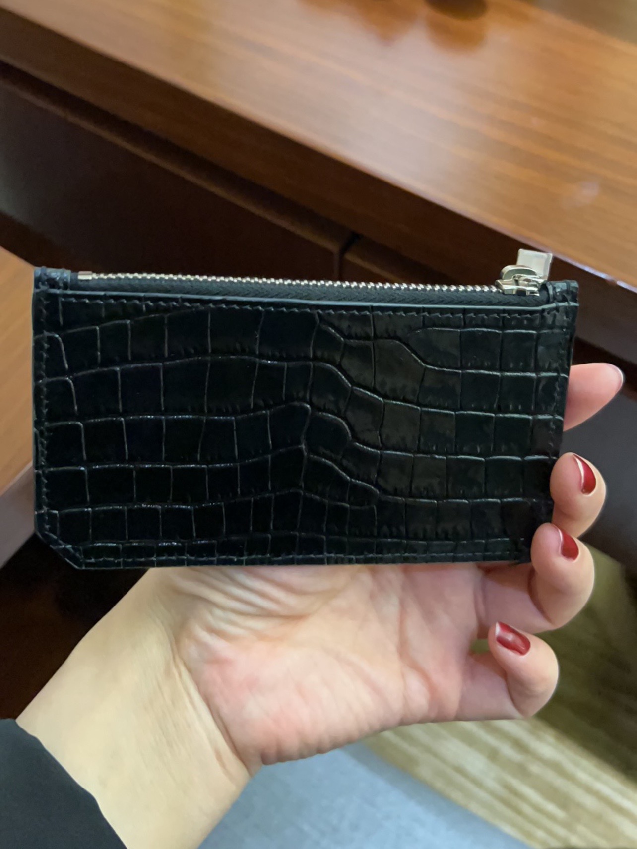 ysl圣罗兰男士零钱包卡包