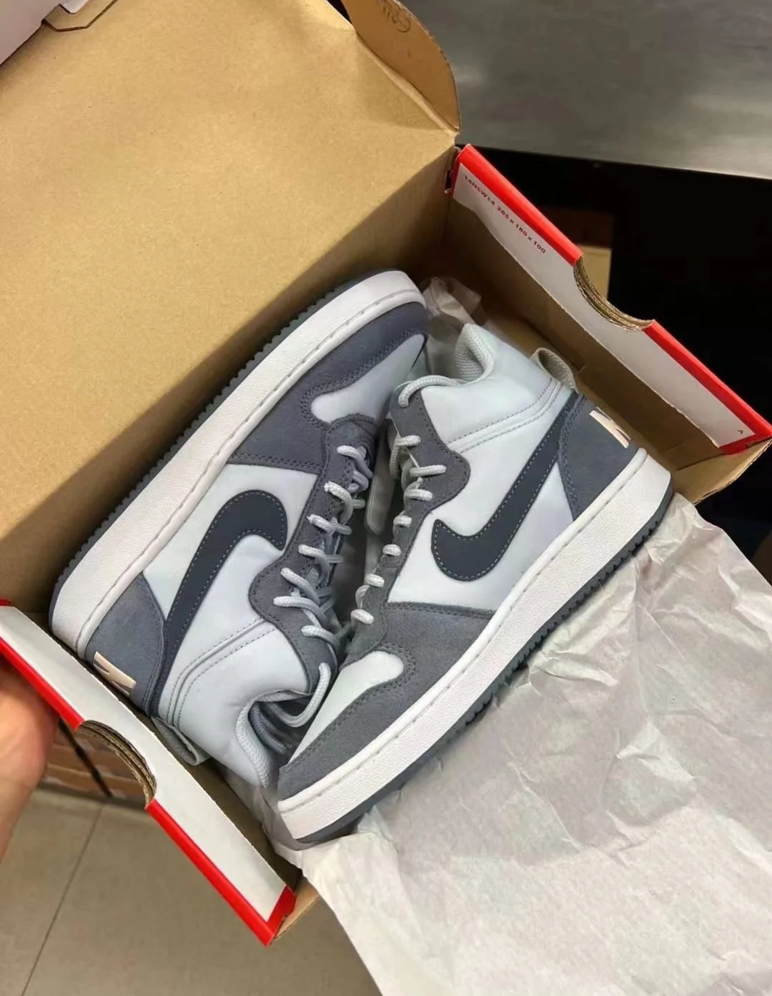 nike 灰蓝粉 小乔治城