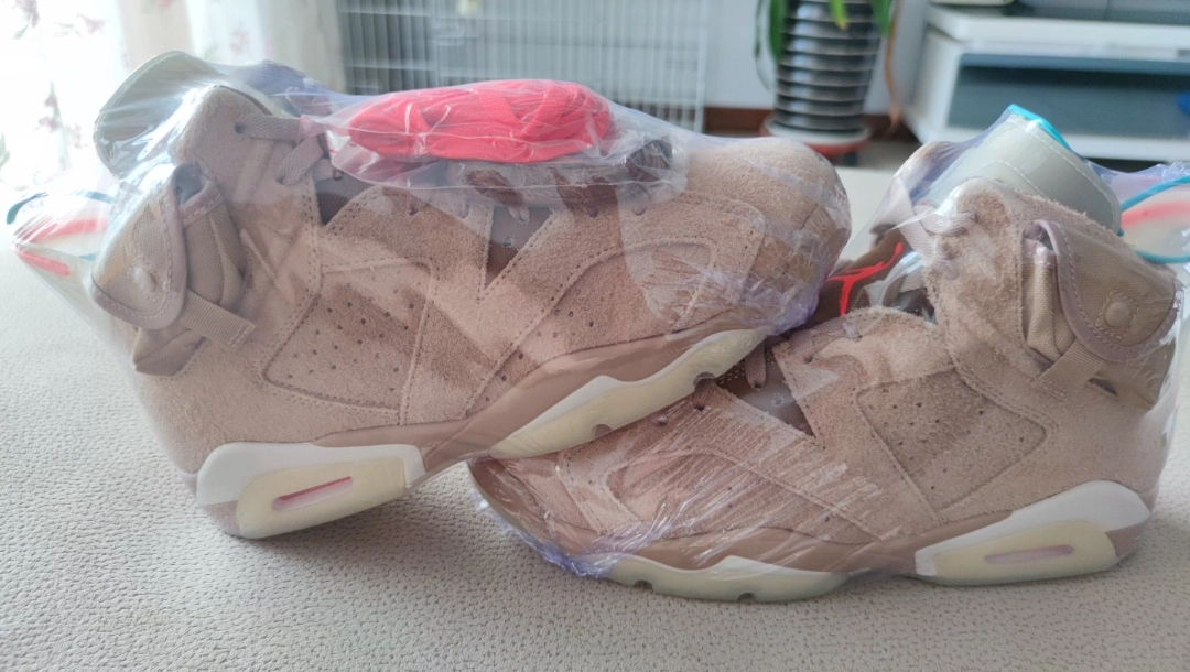 custom review-JORDAN 6 Retro Travis Scott British Khaki
