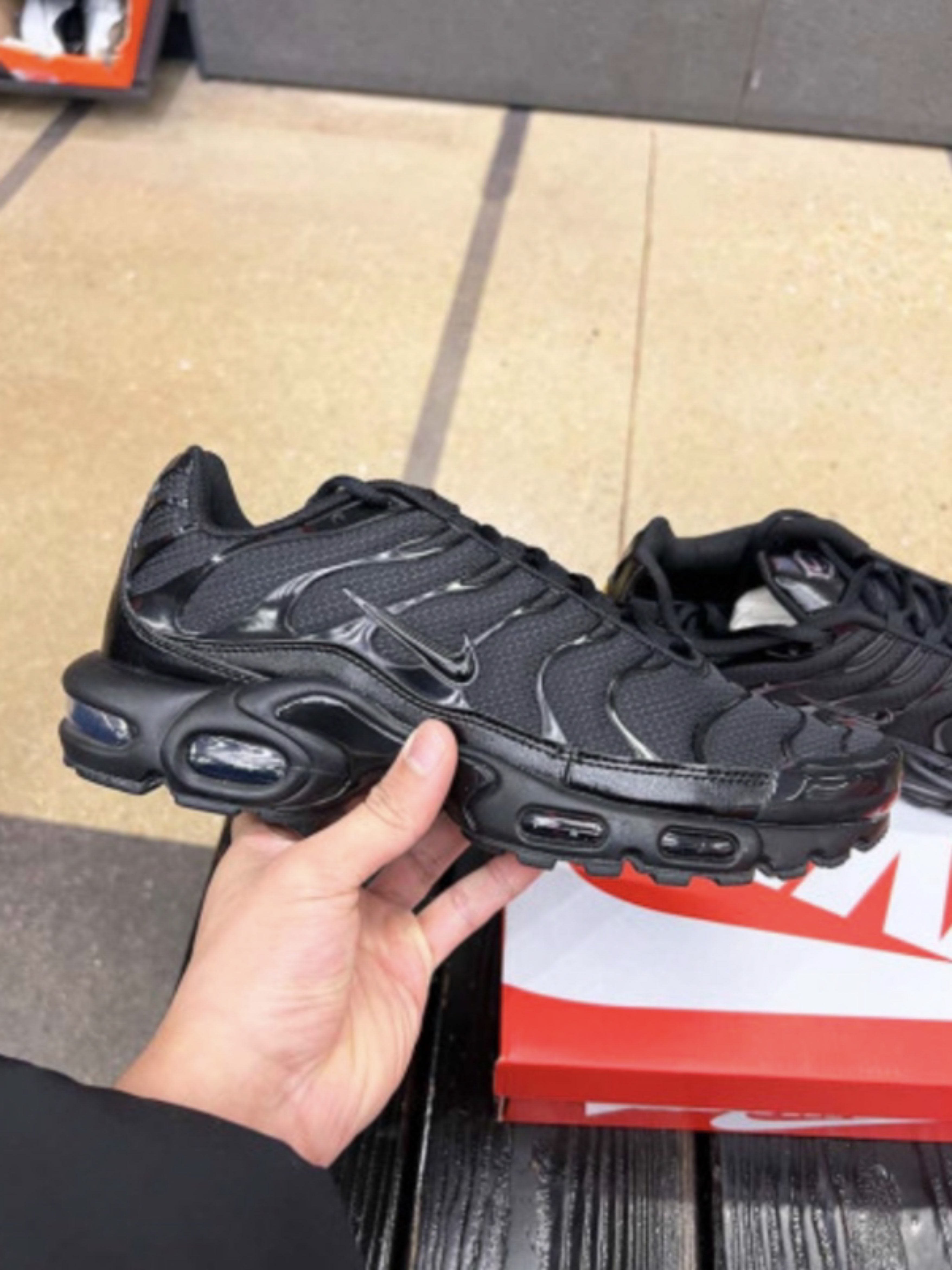 custom review-Nike Air Max Plus Triple Black