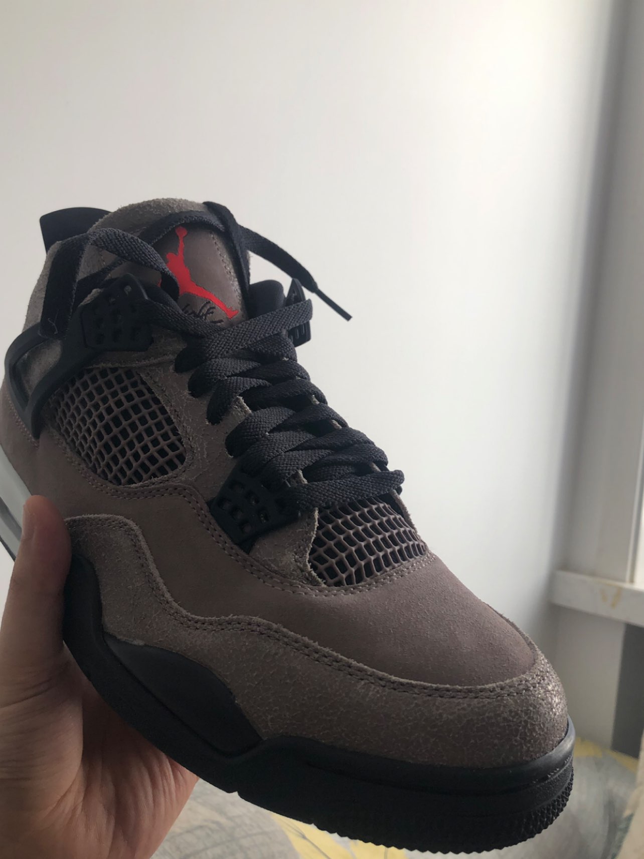 custom review-Jordan 4 Retro Taupe Haze Men's