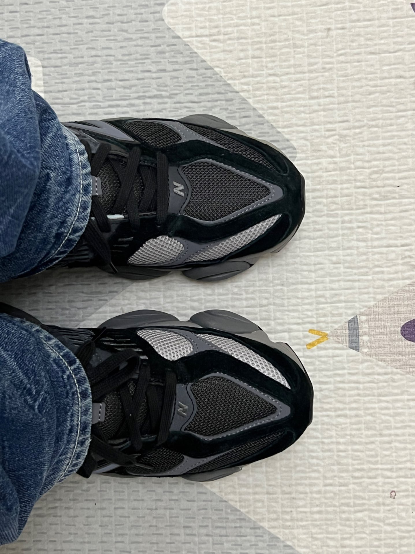 custom review-New Balance 9060 'Black/Castlerock/Rain Cloud' Sneakers
