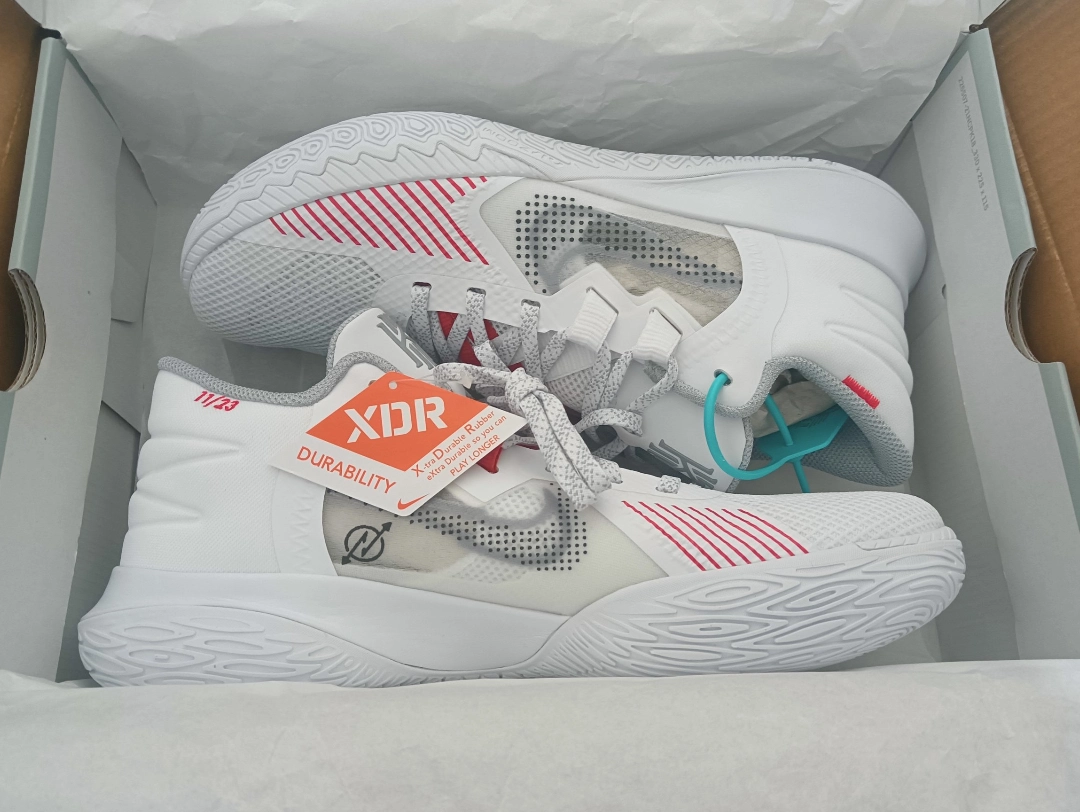 custom review-Nike Kyrie Flytrap 5 EP 'White University Red'