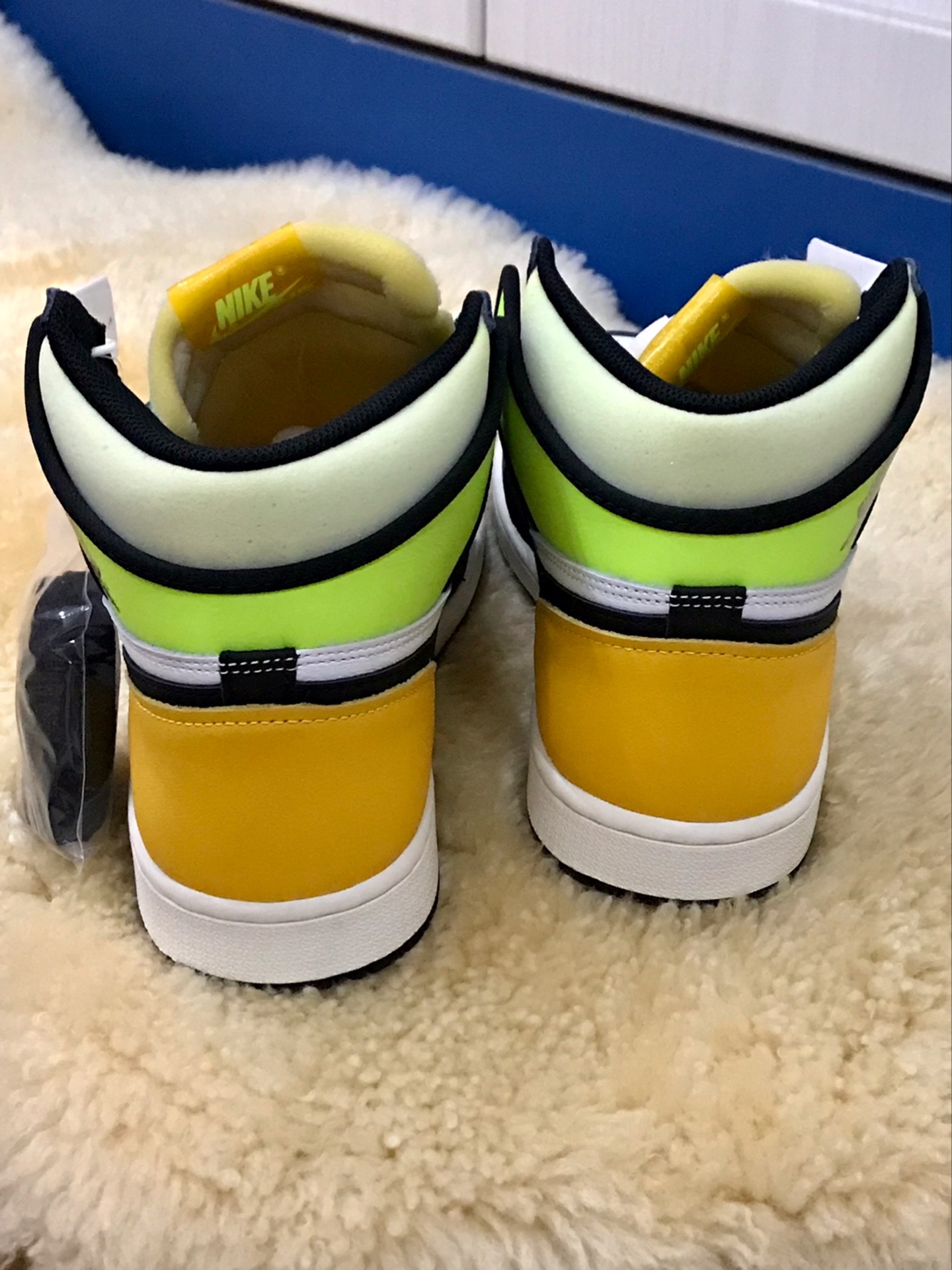 球鞋新人打卡图文31|aj1 high 黄橙脚趾