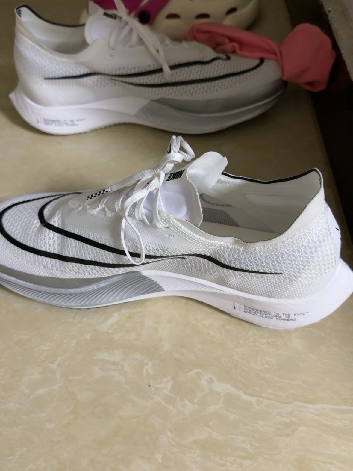 custom review-Nike ZoomX Streakfly 'White Metallic Silver'